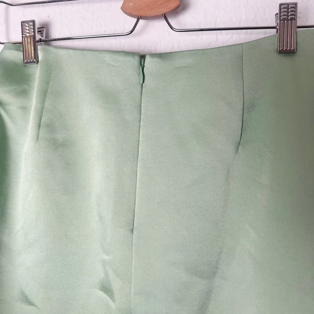 Jonathan Simkhai Mae asymmetric-hem satin mini skirt - Picture 7 of 8